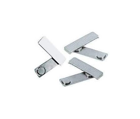 Magnetische Namensschildhalter mit 2 Neodym-Magneten
